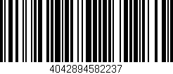 Código de barras (EAN, GTIN, SKU, ISBN): '4042894582237'