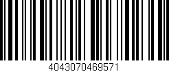 Código de barras (EAN, GTIN, SKU, ISBN): '4043070469571'