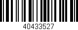 Código de barras (EAN, GTIN, SKU, ISBN): '40433527'