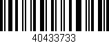 Código de barras (EAN, GTIN, SKU, ISBN): '40433733'