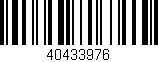 Código de barras (EAN, GTIN, SKU, ISBN): '40433976'