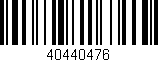 Código de barras (EAN, GTIN, SKU, ISBN): '40440476'