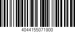 Código de barras (EAN, GTIN, SKU, ISBN): '4044155071900'