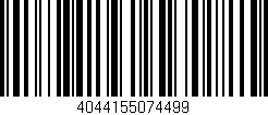 Código de barras (EAN, GTIN, SKU, ISBN): '4044155074499'