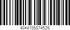 Código de barras (EAN, GTIN, SKU, ISBN): '4044155074529'