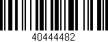 Código de barras (EAN, GTIN, SKU, ISBN): '40444482'