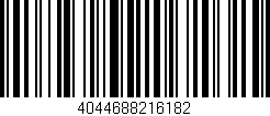 Código de barras (EAN, GTIN, SKU, ISBN): '4044688216182'