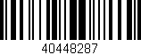 Código de barras (EAN, GTIN, SKU, ISBN): '40448287'