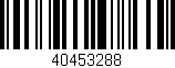 Código de barras (EAN, GTIN, SKU, ISBN): '40453288'