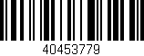 Código de barras (EAN, GTIN, SKU, ISBN): '40453779'