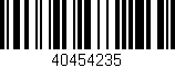 Código de barras (EAN, GTIN, SKU, ISBN): '40454235'