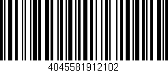 Código de barras (EAN, GTIN, SKU, ISBN): '4045581912102'
