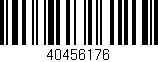Código de barras (EAN, GTIN, SKU, ISBN): '40456176'