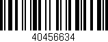 Código de barras (EAN, GTIN, SKU, ISBN): '40456634'