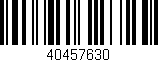 Código de barras (EAN, GTIN, SKU, ISBN): '40457630'