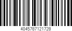 Código de barras (EAN, GTIN, SKU, ISBN): '4045787121728'