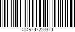 Código de barras (EAN, GTIN, SKU, ISBN): '4045787238679'