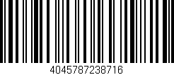 Código de barras (EAN, GTIN, SKU, ISBN): '4045787238716'