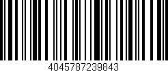 Código de barras (EAN, GTIN, SKU, ISBN): '4045787239843'