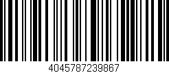 Código de barras (EAN, GTIN, SKU, ISBN): '4045787239867'