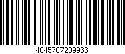 Código de barras (EAN, GTIN, SKU, ISBN): '4045787239966'