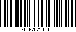 Código de barras (EAN, GTIN, SKU, ISBN): '4045787239980'