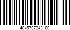 Código de barras (EAN, GTIN, SKU, ISBN): '4045787240108'