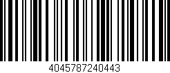 Código de barras (EAN, GTIN, SKU, ISBN): '4045787240443'