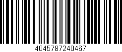 Código de barras (EAN, GTIN, SKU, ISBN): '4045787240467'