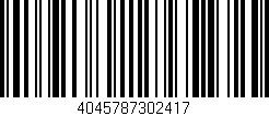 Código de barras (EAN, GTIN, SKU, ISBN): '4045787302417'