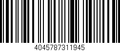 Código de barras (EAN, GTIN, SKU, ISBN): '4045787311945'