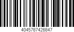 Código de barras (EAN, GTIN, SKU, ISBN): '4045787426847'