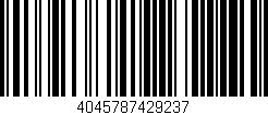 Código de barras (EAN, GTIN, SKU, ISBN): '4045787429237'