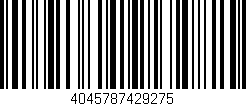 Código de barras (EAN, GTIN, SKU, ISBN): '4045787429275'