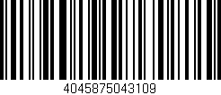 Código de barras (EAN, GTIN, SKU, ISBN): '4045875043109'