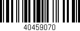 Código de barras (EAN, GTIN, SKU, ISBN): '40459070'