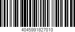 Código de barras (EAN, GTIN, SKU, ISBN): '4045991827010'