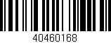 Código de barras (EAN, GTIN, SKU, ISBN): '40460168'