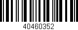 Código de barras (EAN, GTIN, SKU, ISBN): '40460352'