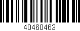 Código de barras (EAN, GTIN, SKU, ISBN): '40460463'