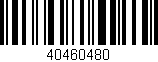 Código de barras (EAN, GTIN, SKU, ISBN): '40460480'