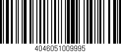 Código de barras (EAN, GTIN, SKU, ISBN): '4046051009995'
