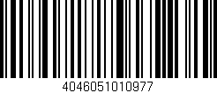 Código de barras (EAN, GTIN, SKU, ISBN): '4046051010977'