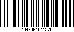 Código de barras (EAN, GTIN, SKU, ISBN): '4046051011370'