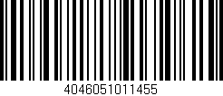 Código de barras (EAN, GTIN, SKU, ISBN): '4046051011455'