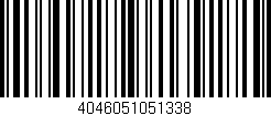 Código de barras (EAN, GTIN, SKU, ISBN): '4046051051338'
