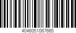Código de barras (EAN, GTIN, SKU, ISBN): '4046051087665'