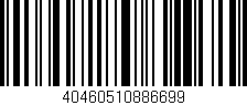 Código de barras (EAN, GTIN, SKU, ISBN): '40460510886699'