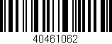 Código de barras (EAN, GTIN, SKU, ISBN): '40461062'