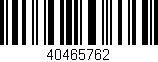Código de barras (EAN, GTIN, SKU, ISBN): '40465762'
